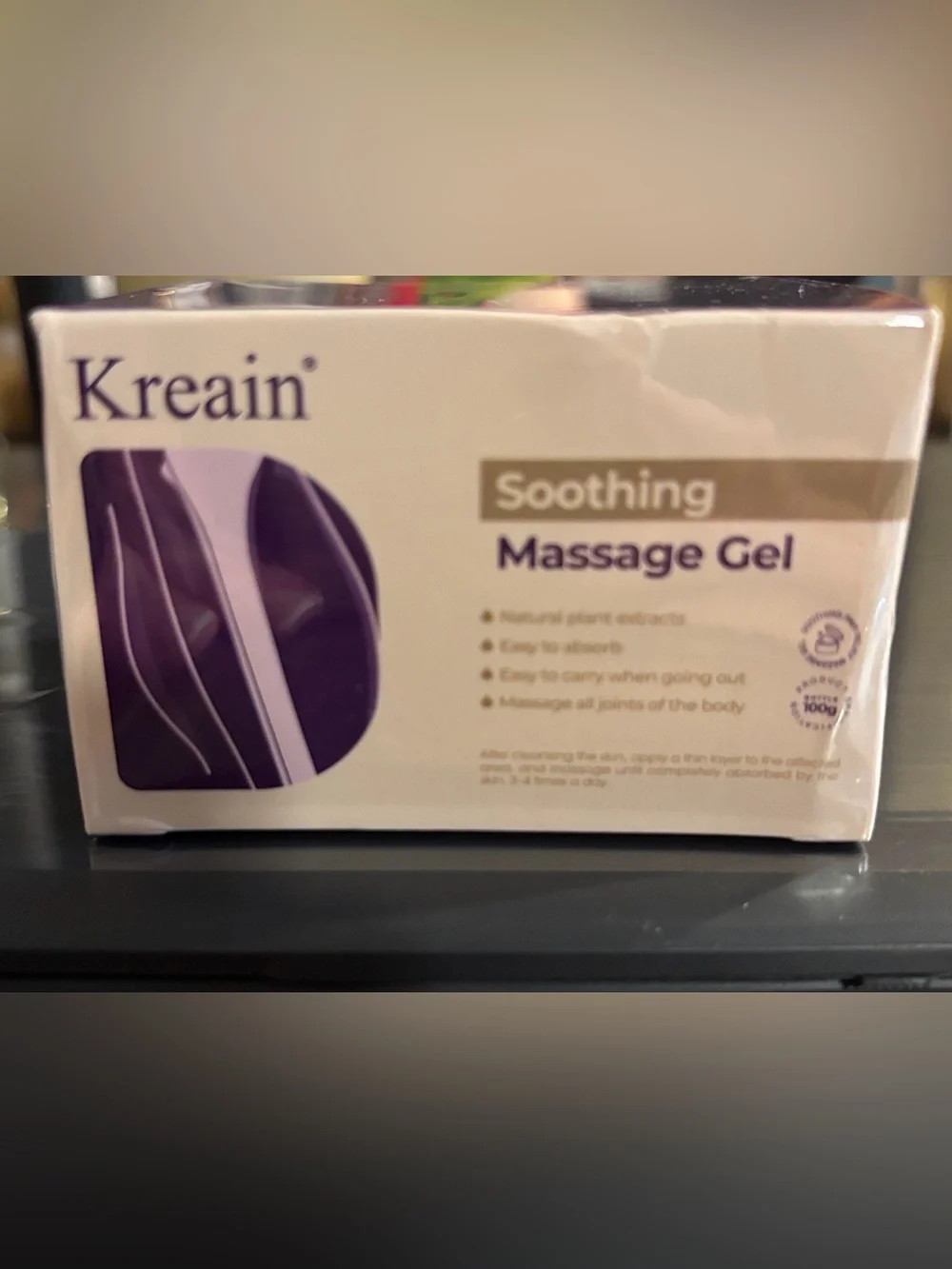 Kreain Soothing Massage Gel 100g BNIB/SEALED